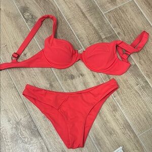 Red Bikini Set